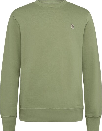 PS Paul Smith Mens Reg Fit Sweatshirt Zebra 34C_LT GREYISH GREEN S
