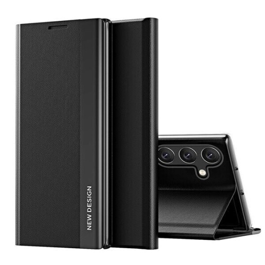 Sleep Case Pro-etui med stativ for Samsung Galaxy A36 Svart