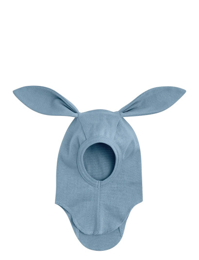 Huttelihut Balaclava Ears Cotton Rib Blue 44\3 6M Huttelihut Balaclava Ears Cotton Rib Blue 44\3 6M