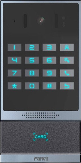 Fanvil Dørtelefon I64 SIP Med Kamera, Høyttaler Og Nøkkelkode (1920 × 1080)