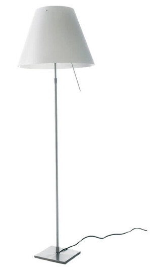 Luceplan Grande Costanza Utendørslampe Alm. Fod Rust/ Grønn
