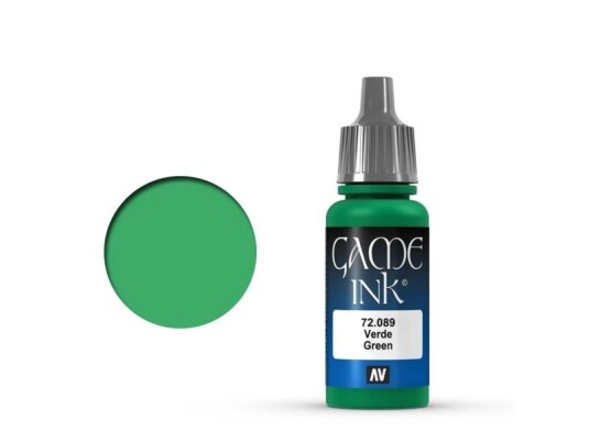 Vallejo 72.089 Grønn Acryl Maling Væske 17 Ml 1 Stykker