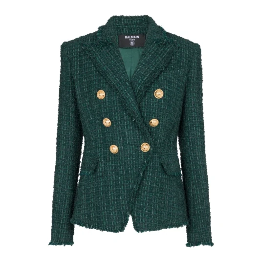 Balmain Dame Jakker Grønn S,