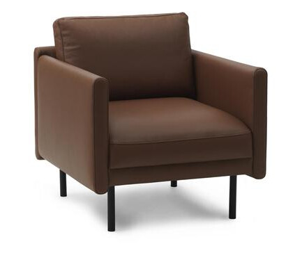 Normann Copenhagen Normann Copenhagen Sjelden Lenestol Omaha Cognac Skinn