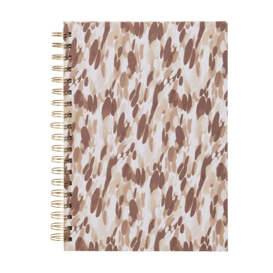 Notatbok A5 m/gullspiral Anthos