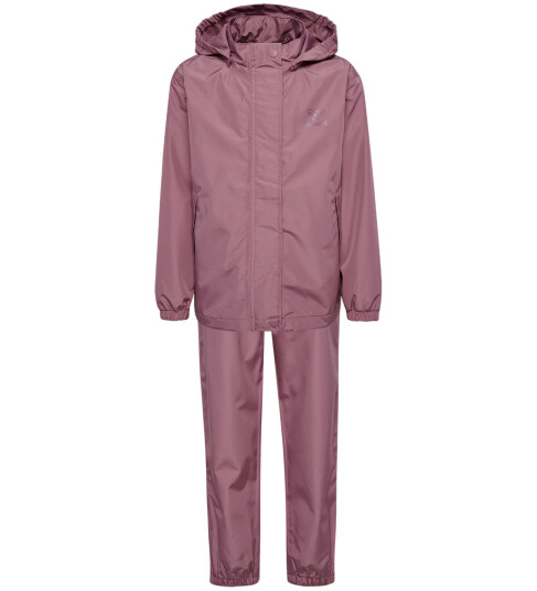 Hummel Hmlnessie Rainsuit Purple 122 Hummel Hmlnessie Rainsuit Purple 122