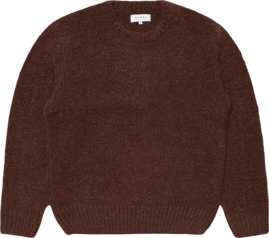 Edwin Dun Textured Sweater Black Brown XL Edwin Dun Textured Sweater Black Brown XL