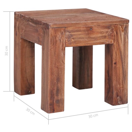  Salongbord 30x30x30 cm heltre mahogni 8719883684093