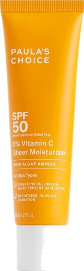 Paula's Choice 5% Vitamin C Sheer Moisturizer SPF50 60 ml Paula's Choice 5% Vitamin C Sheer Moisturizer SPF50 60 ml