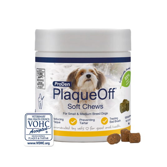ProDen Plaque Off Softchews for Liten Hund 120 Biter - Hundesnacks med Dental Fordeler