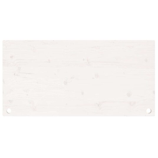 Bordplate hvit 100x60x2,5 cm heltre furu 8720845799885
