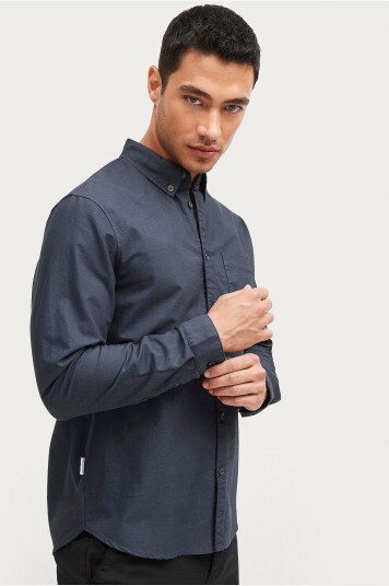 Studio Total Oxfordskjorte Icon Oxford Shirt Blå