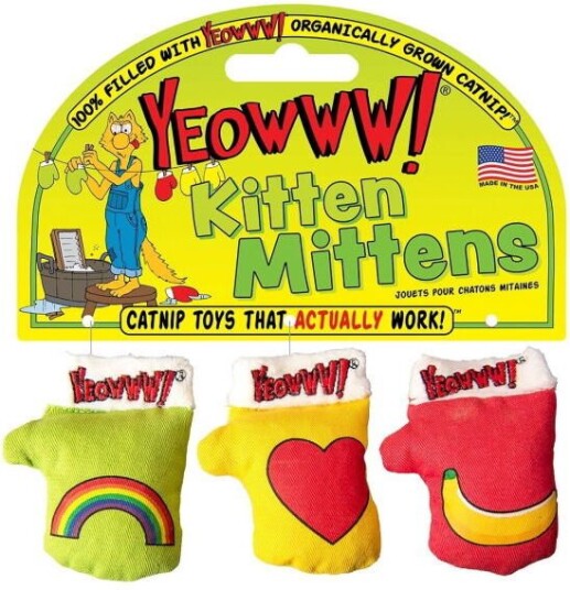 Yeowww Kattemynte Kitten Mittens 3-Pakk Yeowww Kattemynte Kitten Mittens 3-Pakk