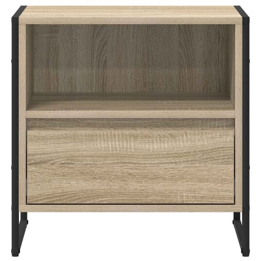 Nattbord med skuff Sonoma 50 x 39,5 x 50 cm Konstruert tre