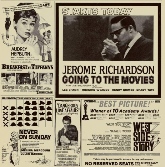 Jerome Richardson Going To The Movies CD