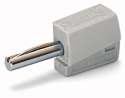 Wago Bananplugg 215-811 Grå 15mm