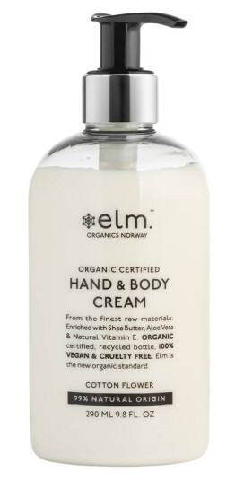 Elm Organics Herbal Rain Hand & Body Cream Classic 290ml