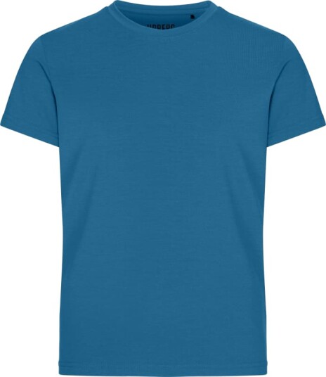 Urberg Kids' Vidsel Bamboo Tee 110/116, Mallard Blue