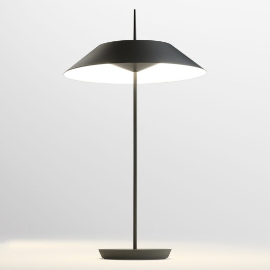 Vibia Mayfair LED bordlampe grafittgrå Entré 52 Svart