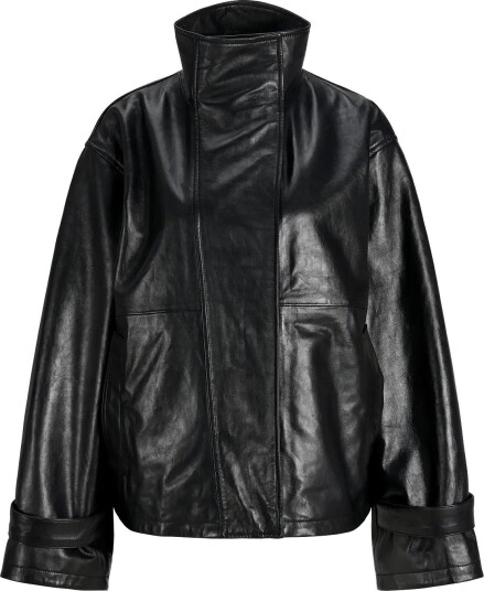 JJXX Jxlenora Leather Jacket Otw Black L