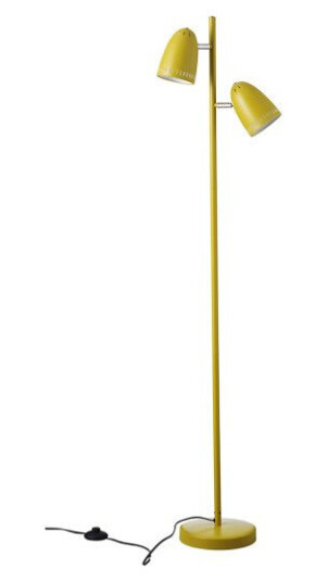 Superliving Dynamo Twin gulvlampe gul Superliving Dynamo Twin gulvlampe gul