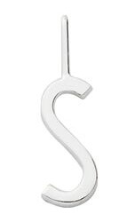 Design Letters Archetype Charm 10 mm Silver A-Z S