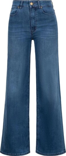 Lois Jeans Palazzo Leia Teal Teal Stone W30/L30