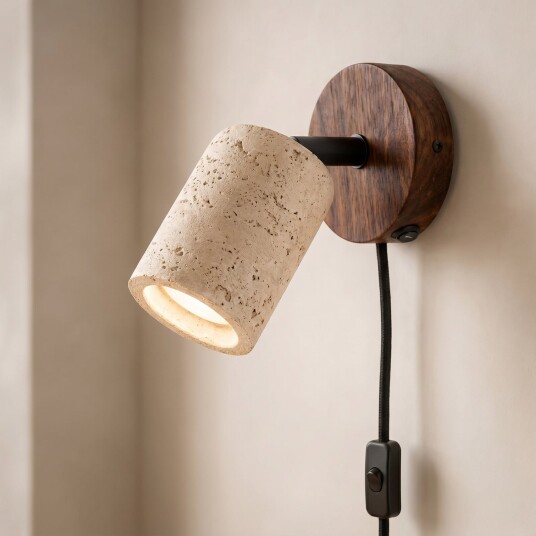 Vegglampe Lucande Carlotta Beige Stue Betong Moderne 10 16.4 Beige