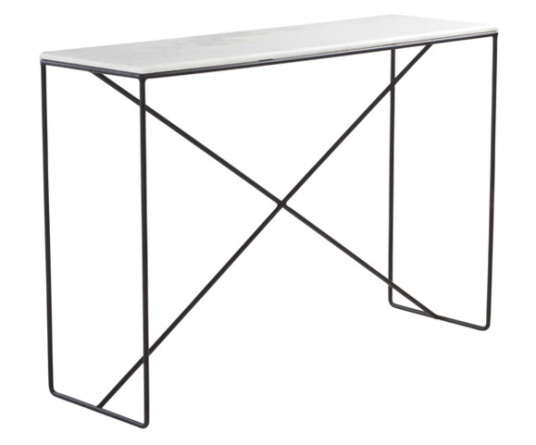 Jotex ATHENA sidebord 35x110 cm Marmor/svart 1639432-01-47 1593587-02-0