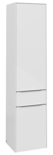 VILLEROY & BOCH SUBWAY 3.0 HØYSKAP 40X171 VENSTRE 2 DØRER & SKUFF BRILLIANT WHITE HÅNDTAK I KROM VILLEROY & BOCH SUBWAY 3.0 HØYSKAP 40X171 VENSTRE 2 DØRER & SKUFF BRILLIANT WHITE HÅNDTAK I KROM