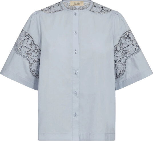 MOS MOSH Mmrooma Cotoni Shirt - Blue - XS
