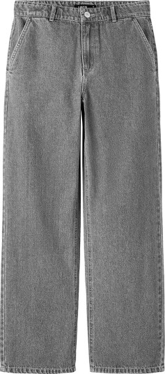 LMTD Nlmtoizza Dnm Loose Pant Noos Grey 140