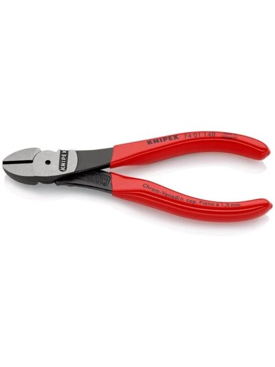 Knipex Kraft-sideavbiter 140 mm med plastbelagte håndtak
