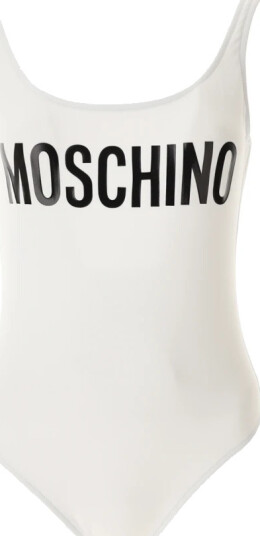 Moschino Dame Svømmetøy Hvit M,
