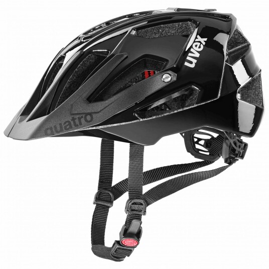 Uvex quatro Sykkelhjelm All Black 52 57cm Uvex quatro Sykkelhjelm All Black 52 57cm