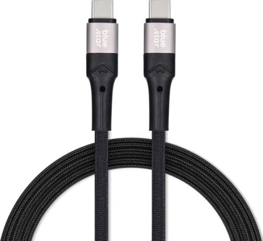 Usb Blue Star-Kabel Usb-C Til Usb-C 2 M Svart