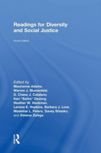 Readings For Diversity And Social Justice