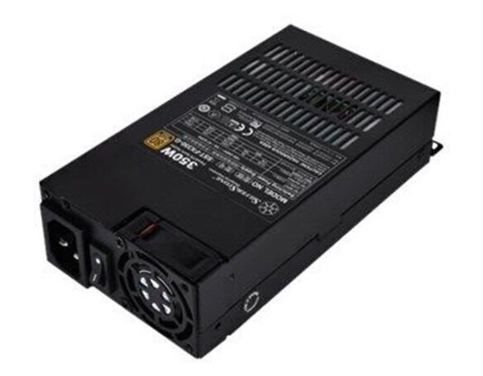 SilverStone TFX Series FX350-G Strømforsyning (PSU) - 350 Watt - 40 mm - 80 Plus Gold sertifisert