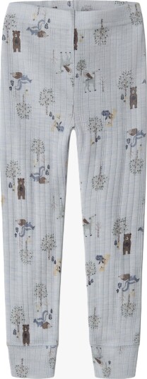 Name It Wang Wool Needle Longjohn Blå 104