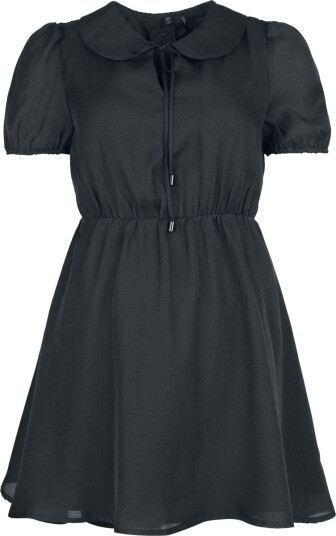 KIHILIST by KILLSTAR   Goth Kort kjole   Velcarin Dress   XS til 4XL   Damer   svart