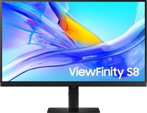 Samsung ViewFinity S27D804 27" 4K Skjerm med USB-C og KVM-bryter Samsung ViewFinity S27D804 27" 4K Skjerm med USB-C og KVM-bryter