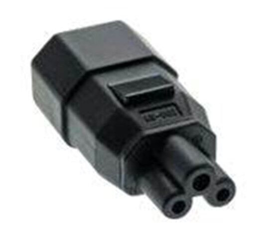MicroConnect IEC 60320 C5 til C14 Strømkoblingsadapter Svart MicroConnect IEC 60320 C5 til C14 Strømkoblingsadapter Svart