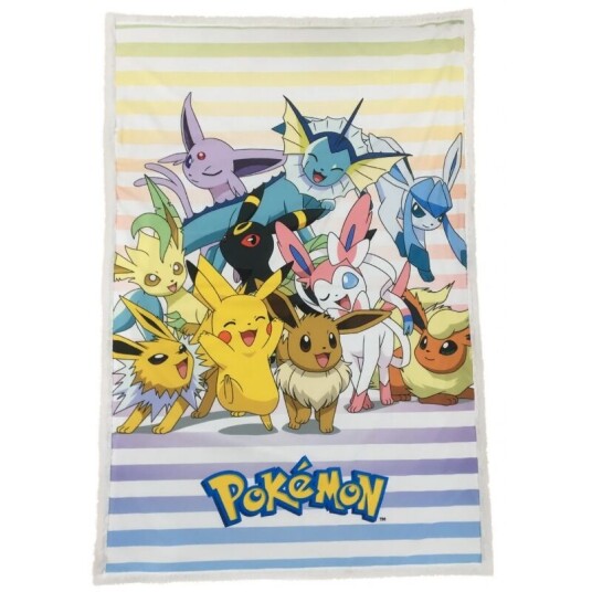 Character World Brand Pokemon fleece pledd - Team 100cm x150cm