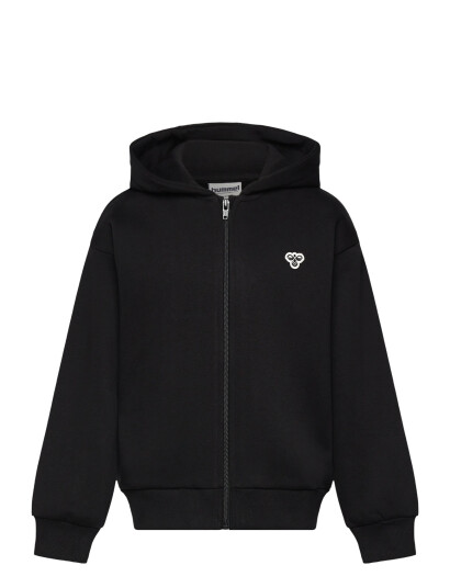 Hummel Hmljr Loose Zip Hoodie Bee Black 134/140 Hummel Hmljr Loose Zip Hoodie Bee Black 134/140