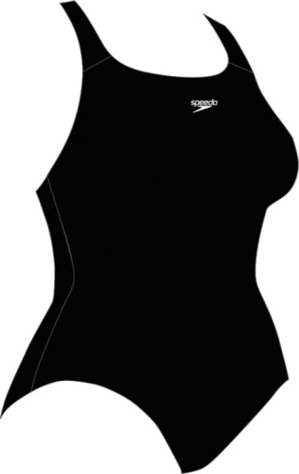 Speedo Womens Endurance+ Medalist 0001 black 46 Speedo Womens Endurance+ Medalist 0001 black 46