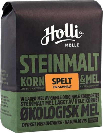 Holli Mølle spelt fin sammalt 1 kg Holli Mølle spelt fin sammalt 1 kg