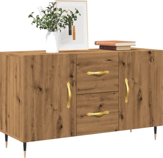 Skjenk artisan eik 100x36x60 cm konstruert tre 8721158445582