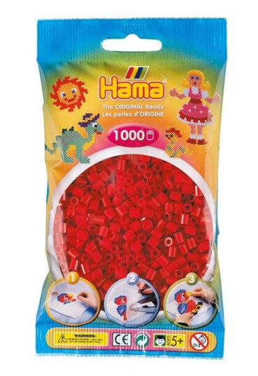 Hama Ironing beads-dark Rød 022 1000pcs. Hama Ironing beads-dark Rød 022 1000pcs.