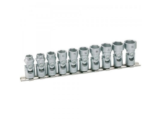 Hazet 880G/10H, Støpselsett, 3/8", Metrisk/Imperisk, 10 Hoder, 10 Mm, 3/8"