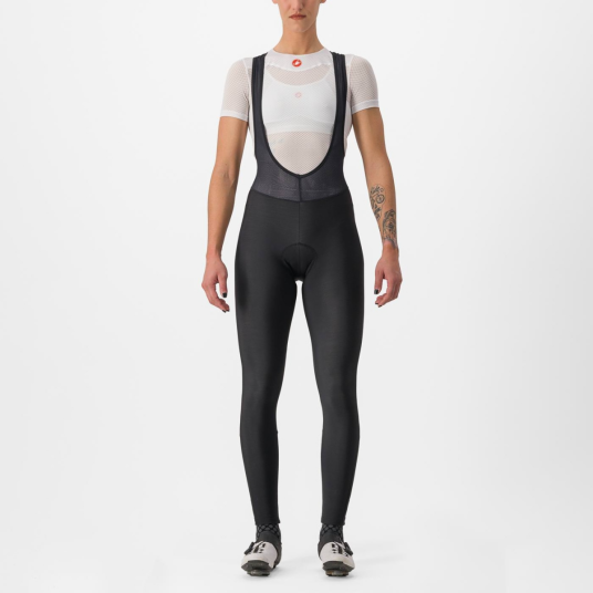 Castelli Entrata bibtights sort dame